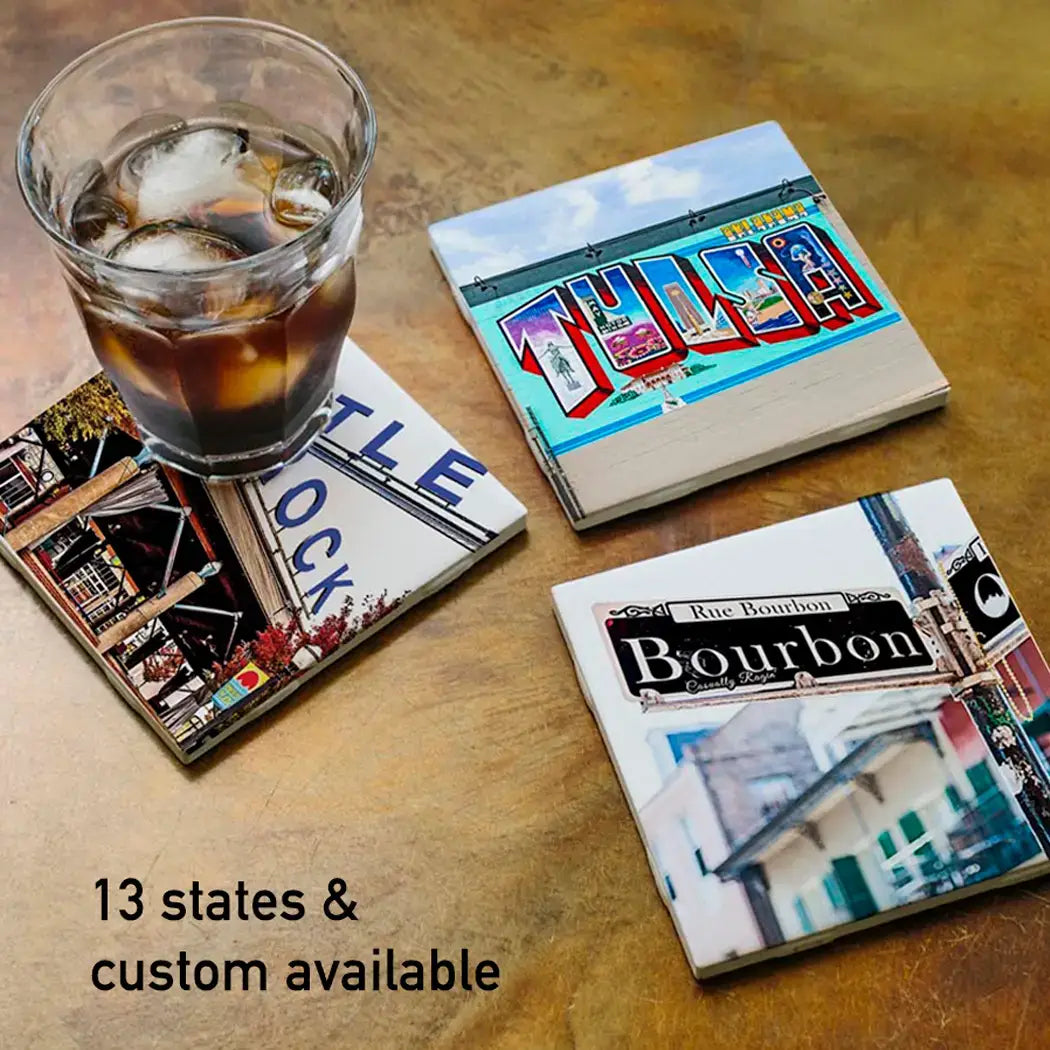 Home Is Where I Want To Be Mural Coaster