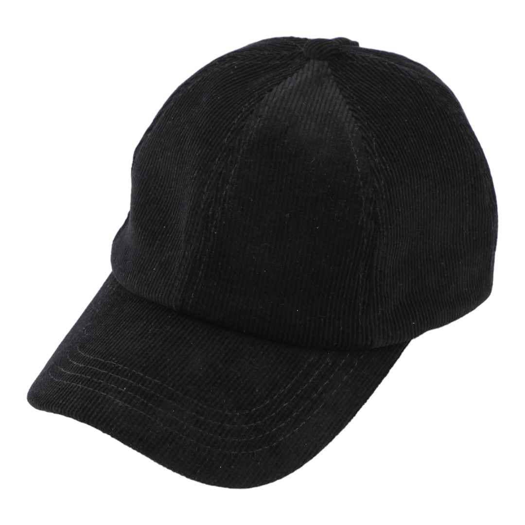 Corduroy Criss Cross Pony Cap