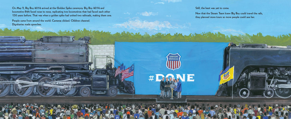 Big Boy 4014 and the Steam Team: Children's Picture Book