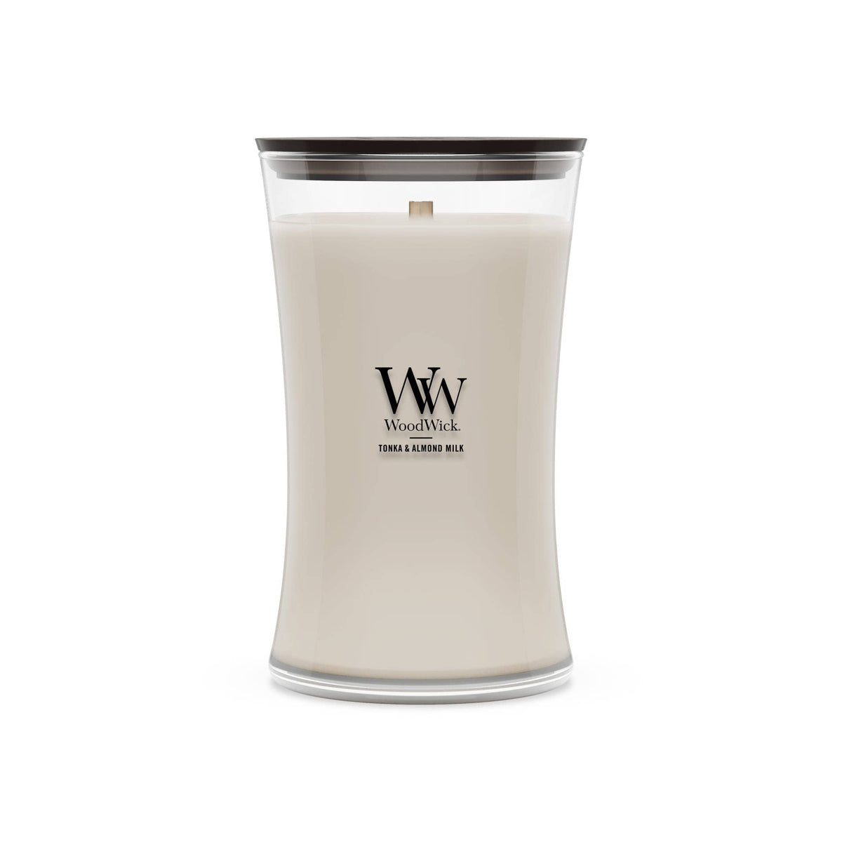 Tonka &amp; Almond Large Hourglass Candle, 21.5 oz