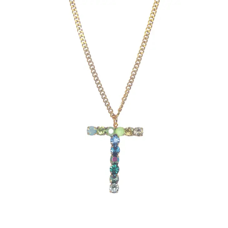 Monogram in Colors Necklace - Choose Your Initial