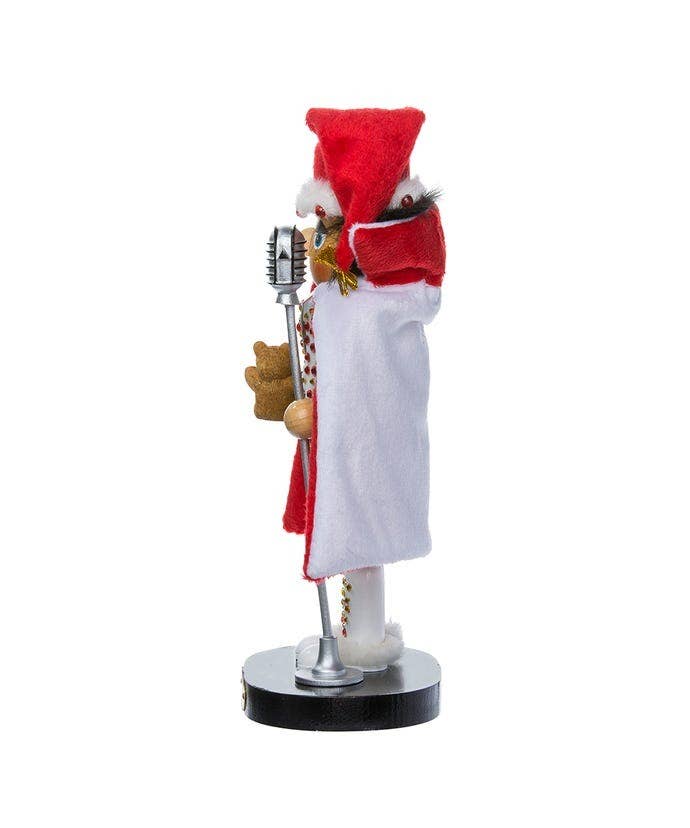 10"ELVIS IN WHITE SUIT NUTCRACKER