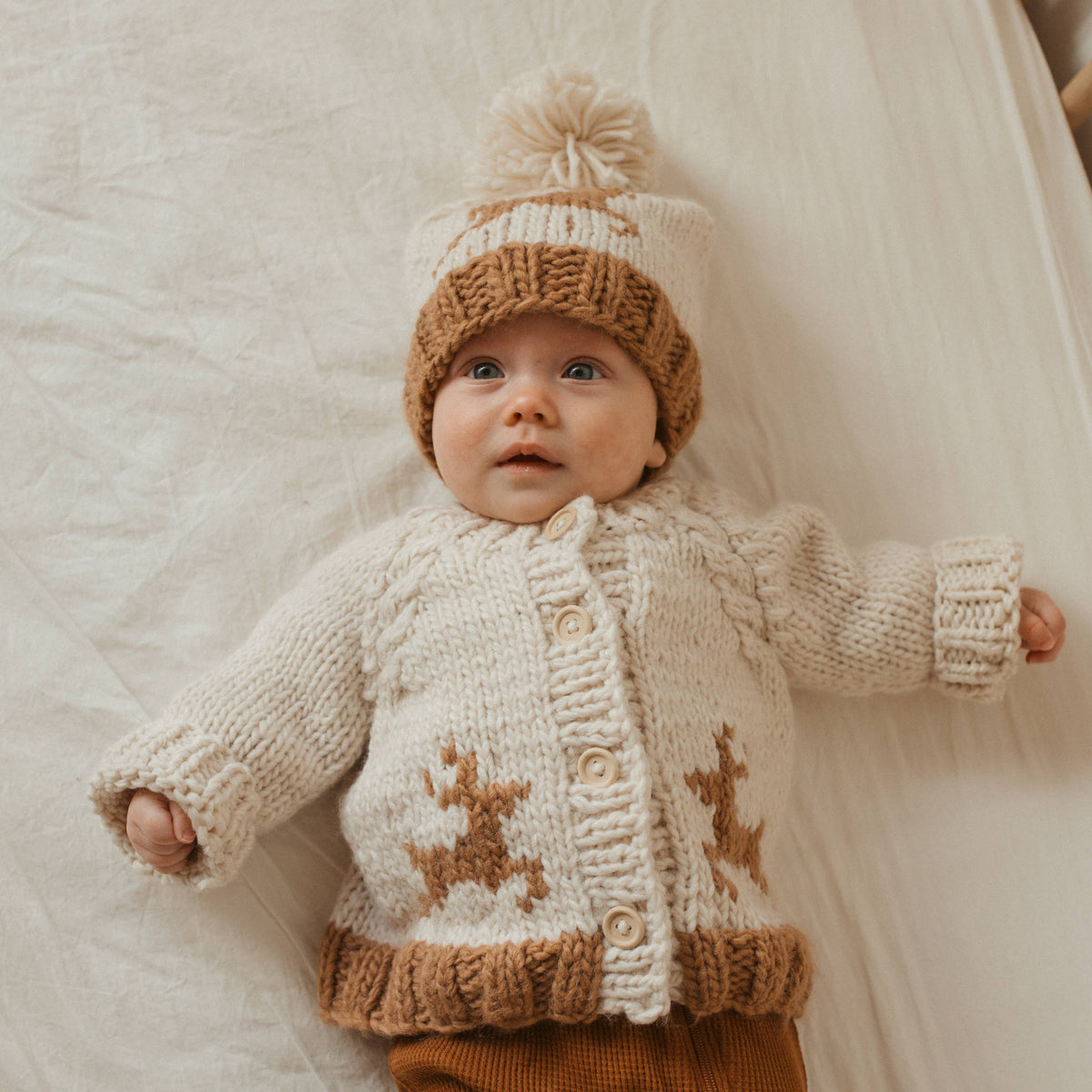 Oh Deer Cardigan Sweater: 2-3T