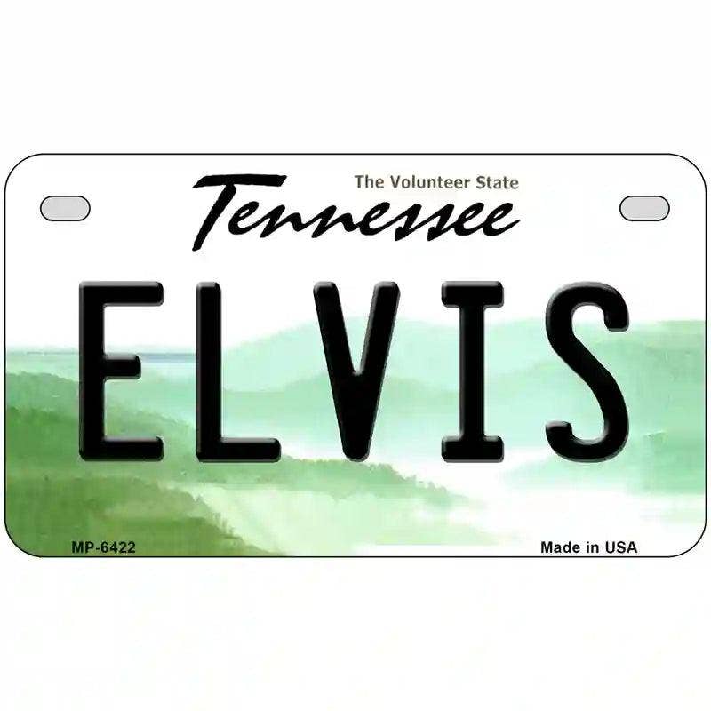 Elvis Tennessee Novelty Metal License Plate