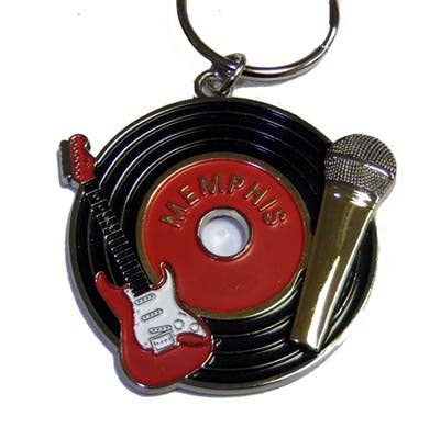 Memphis Keychain - Record w/Mic &amp; Gtr