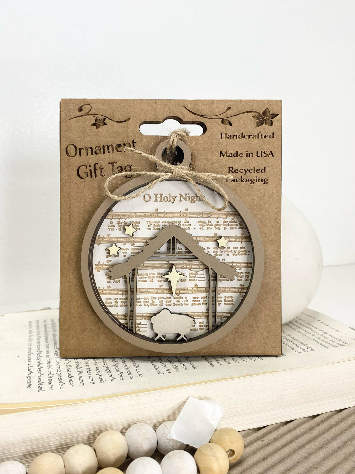 O Holy Night Ornament or Gift Tag
