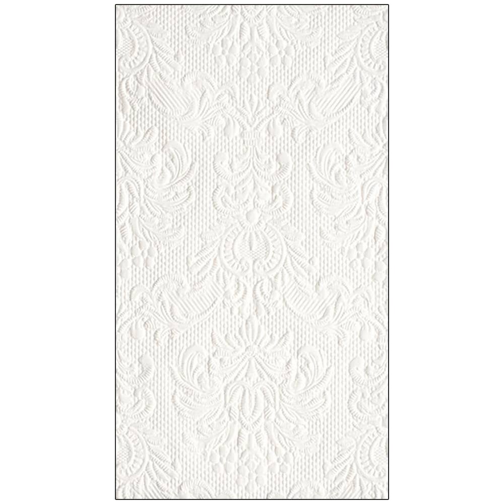 GUEST TOWEL- ELEGANCE, WHITE BY AMBIENTE