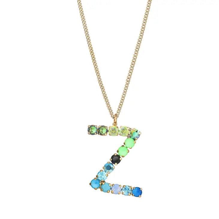 Monogram in Colors Necklace - Choose Your Initial