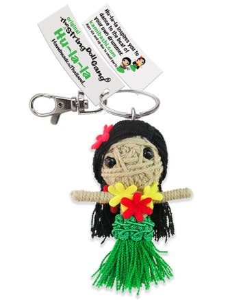 Hu La La Girl String Doll Keychain