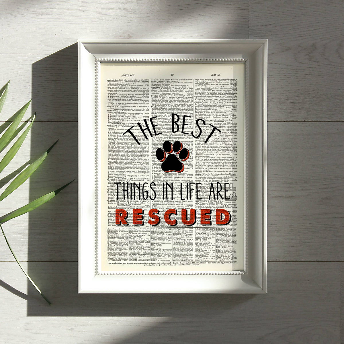 Art Print Dictionary Page | Vintage | The Best Things