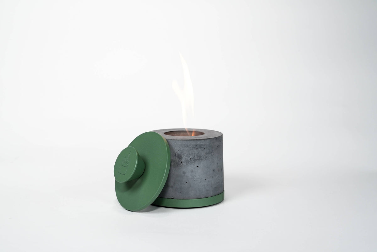 FLIKRFIRE® Table Top Fireplace: Black/Round
