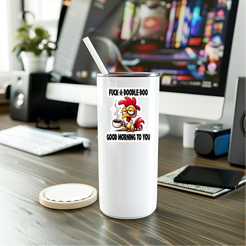 Funny Good Morning To You Vinyl Sticker