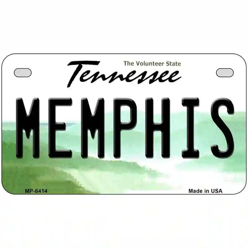 Memphis Tennessee Novelty Metal License Plate