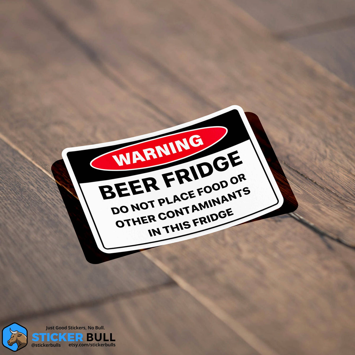 Beer Fridge Stickers, Beer Stickers, Funny Warning Sticker, Meme Sticker, Waterproof Vinyl Sticker For Waterbottle, Laptop and Refrigerator