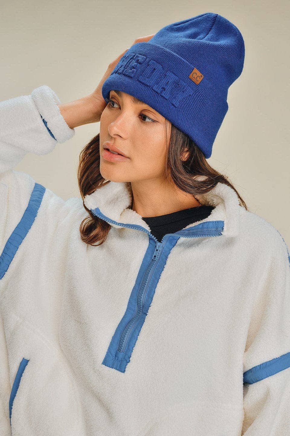 Gameday Embossed Cuff Beanie