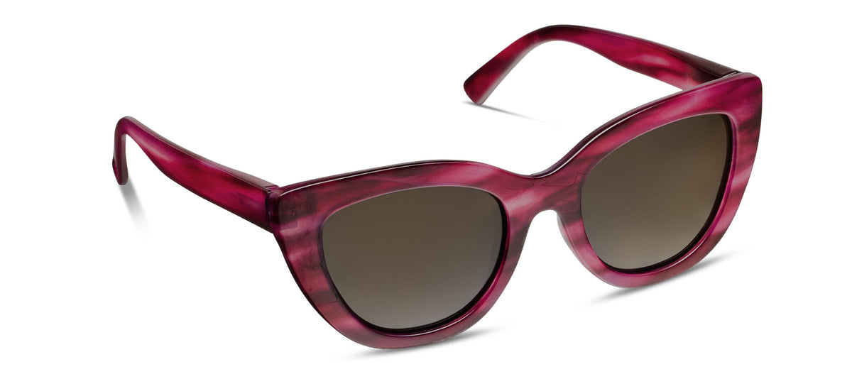 Capri (Sunglasses): Pink Botanico / Reading