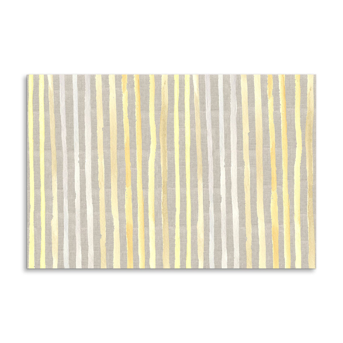 Yellow Stripes Paper Placemats