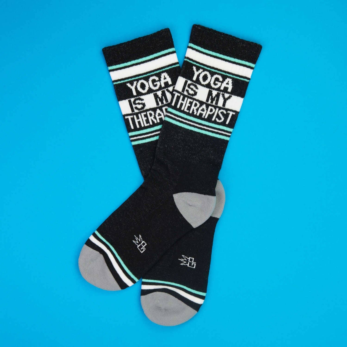 Yoga Is My Therapist Gym Crew Socks
