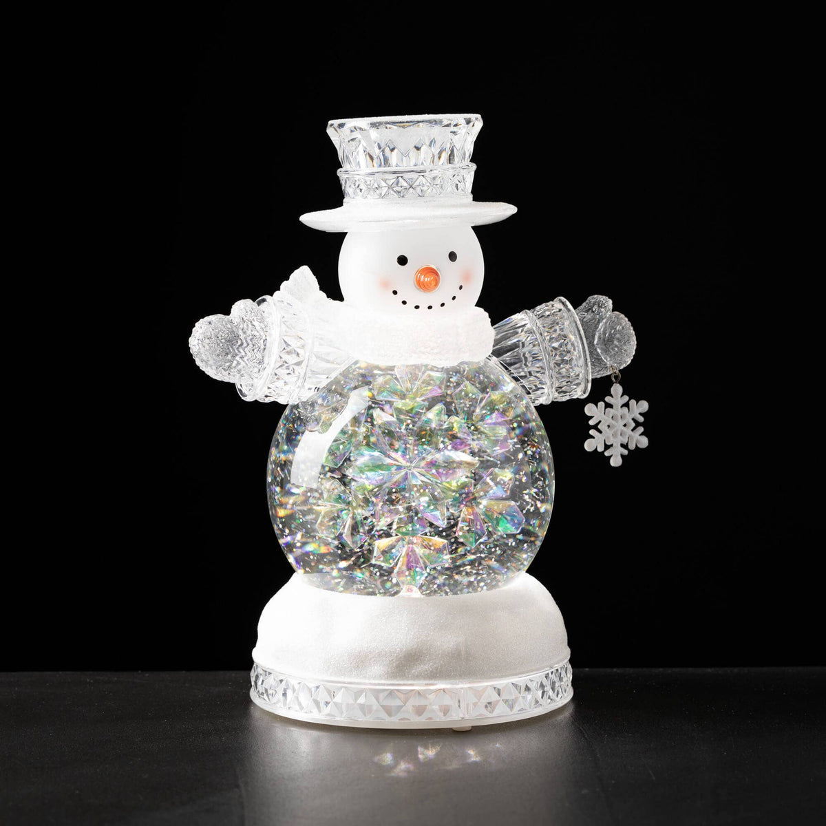 LED SNOWMAN ROTATING GLOBE