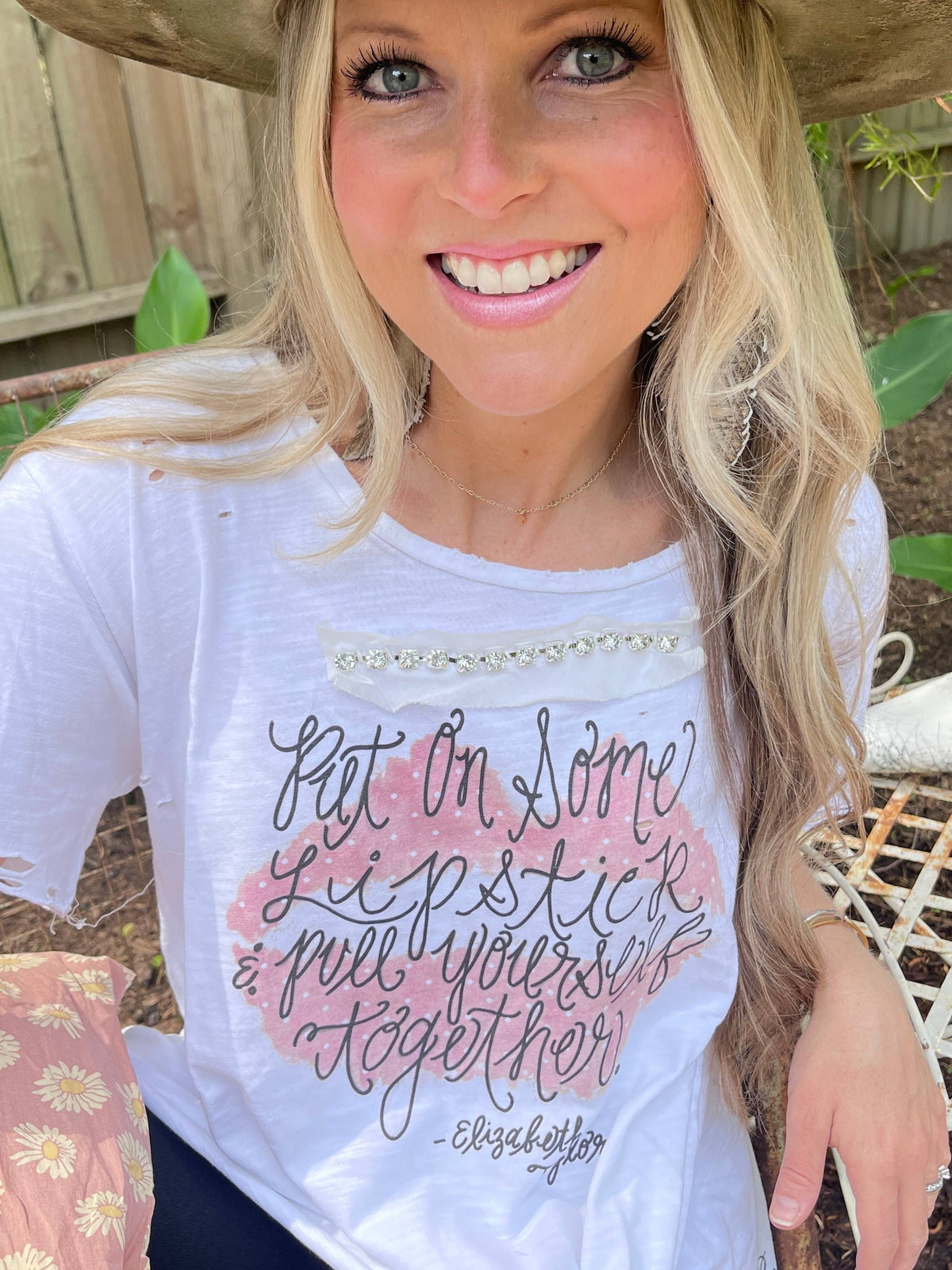 Lipstick Tattered Shirt: