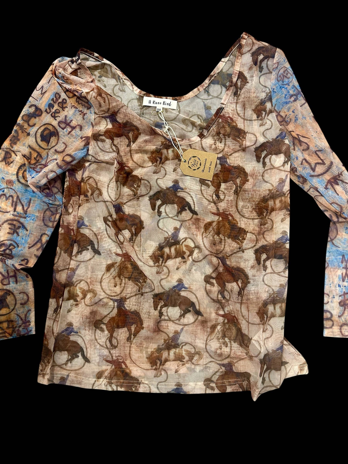 Bucking Bronco's Mesh Shirt