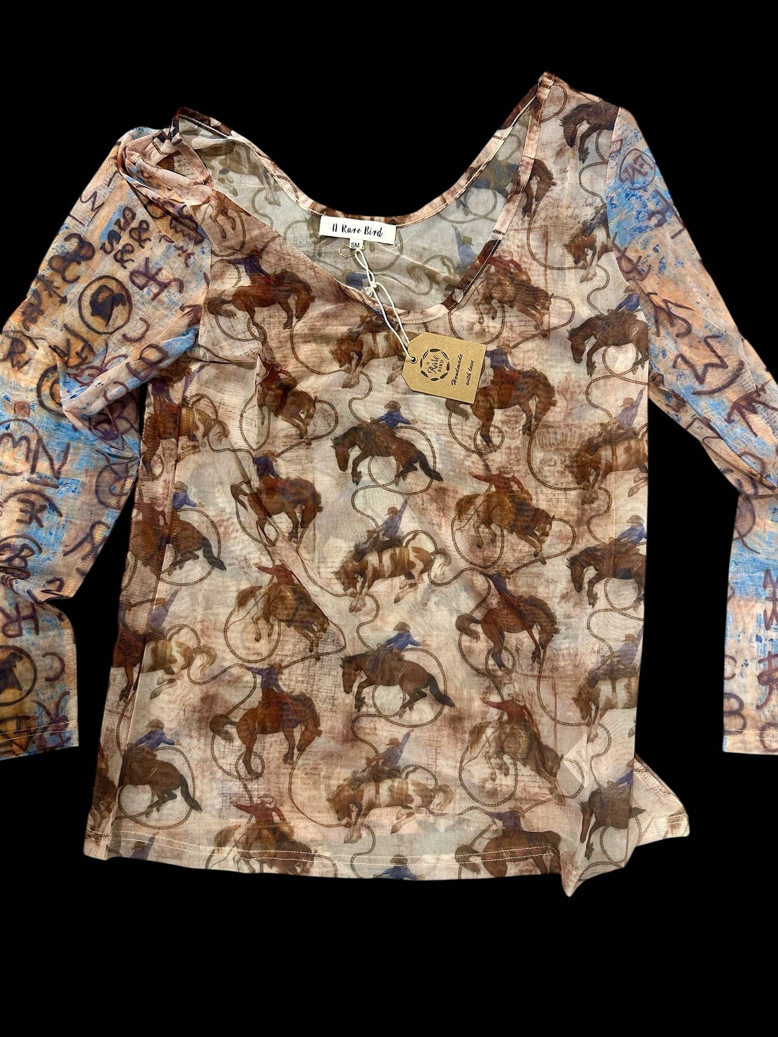 Bucking Bronco's Mesh Shirt