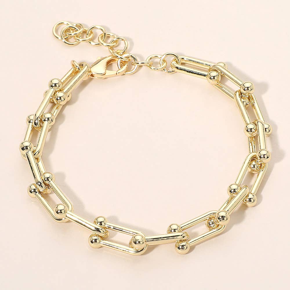 Industrial Link Chain Bracelet