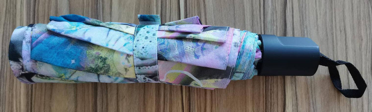 Elvis Umbrella - Colorful Collage