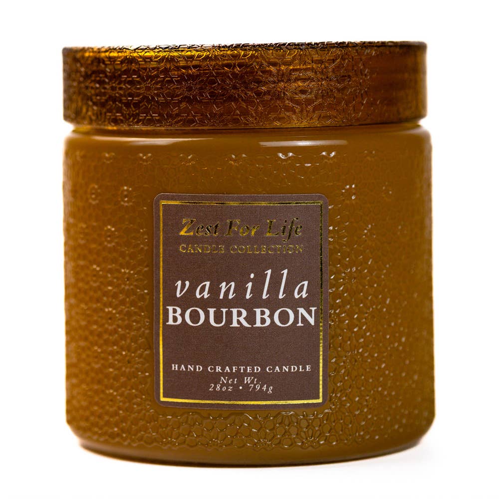 Vanilla Bourbon – 28oz Zest For Life Luxury Candle