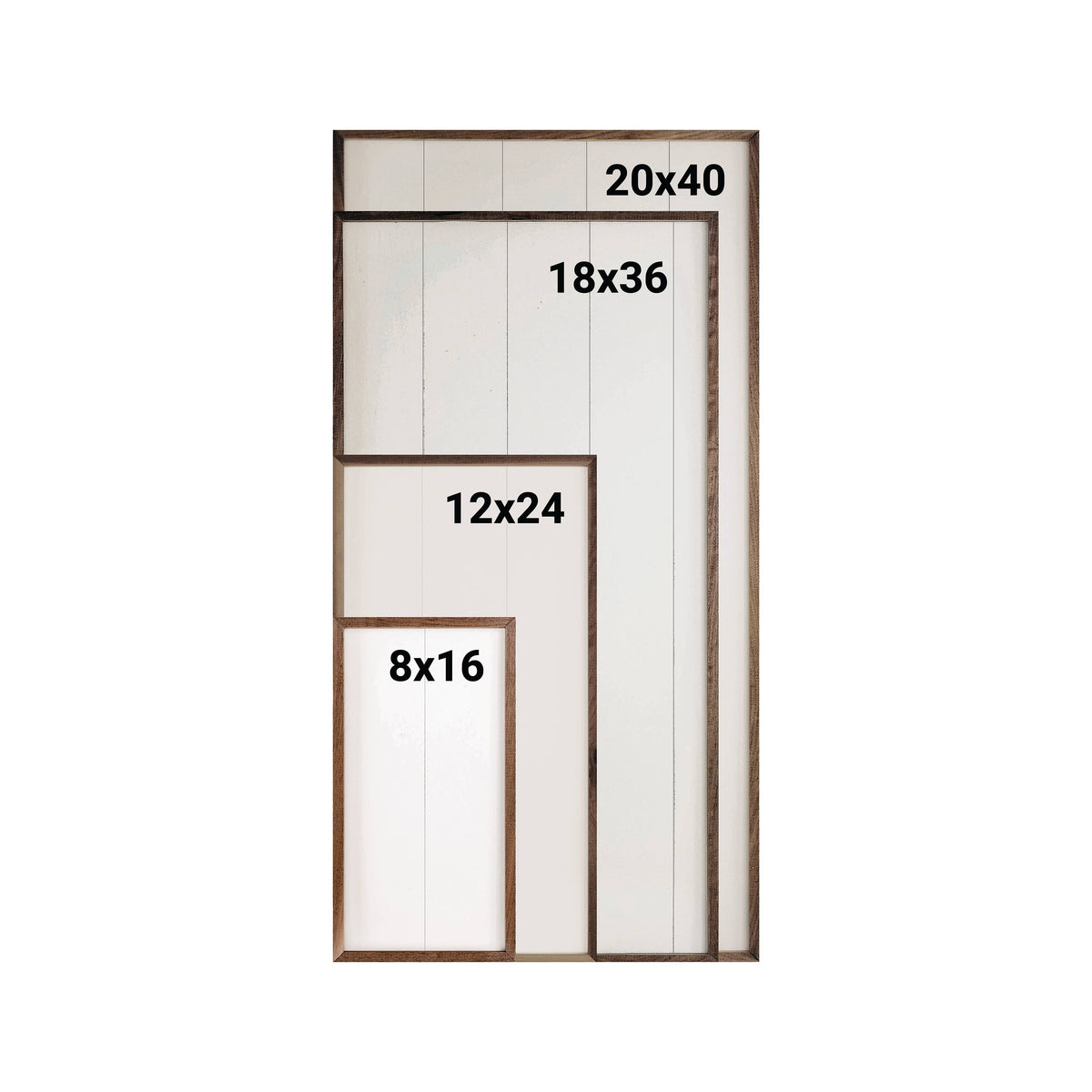 Welcome Christmas A Time Greenery Whitewash: 12 x 24