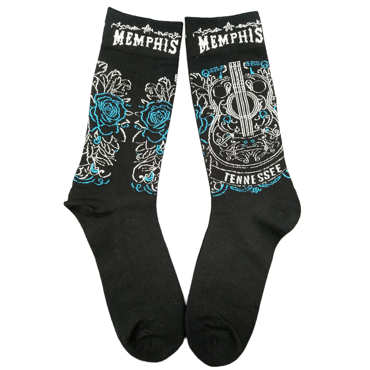 Memphis Socks - Guitar Blue Roses