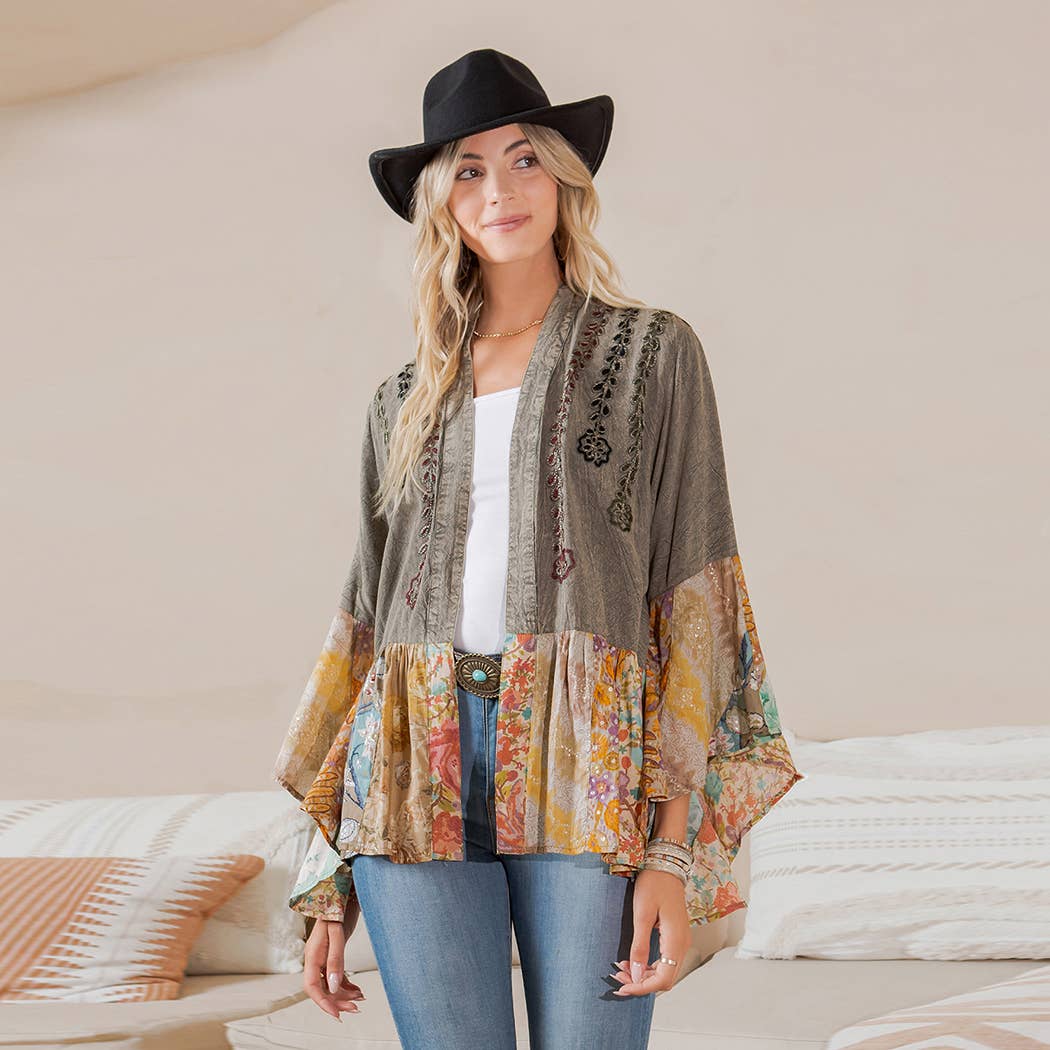 Vintage Bohemian : Patchwork Kimono