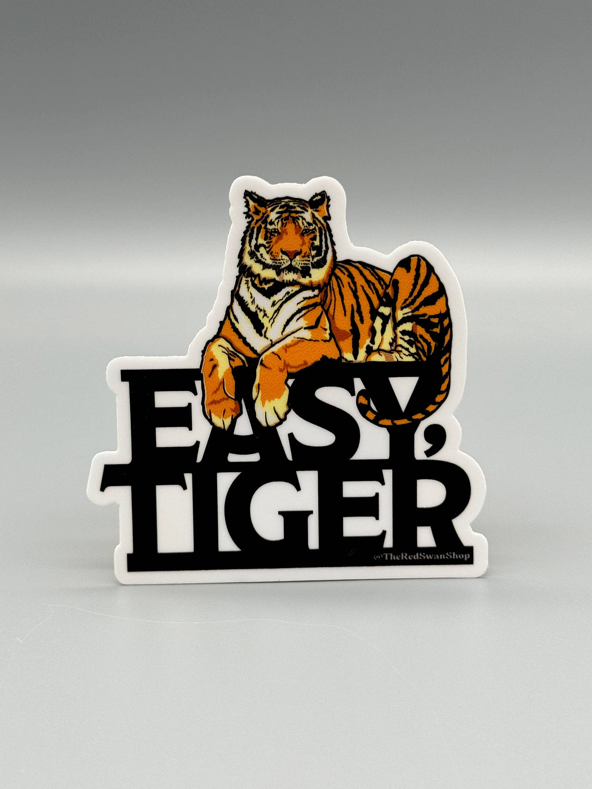 Easy Tiger Vinyl Decal Sticker