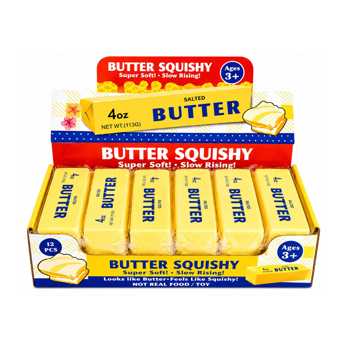 Big Butter Squishy – Jumbo Slow-Rise Squeeze Display