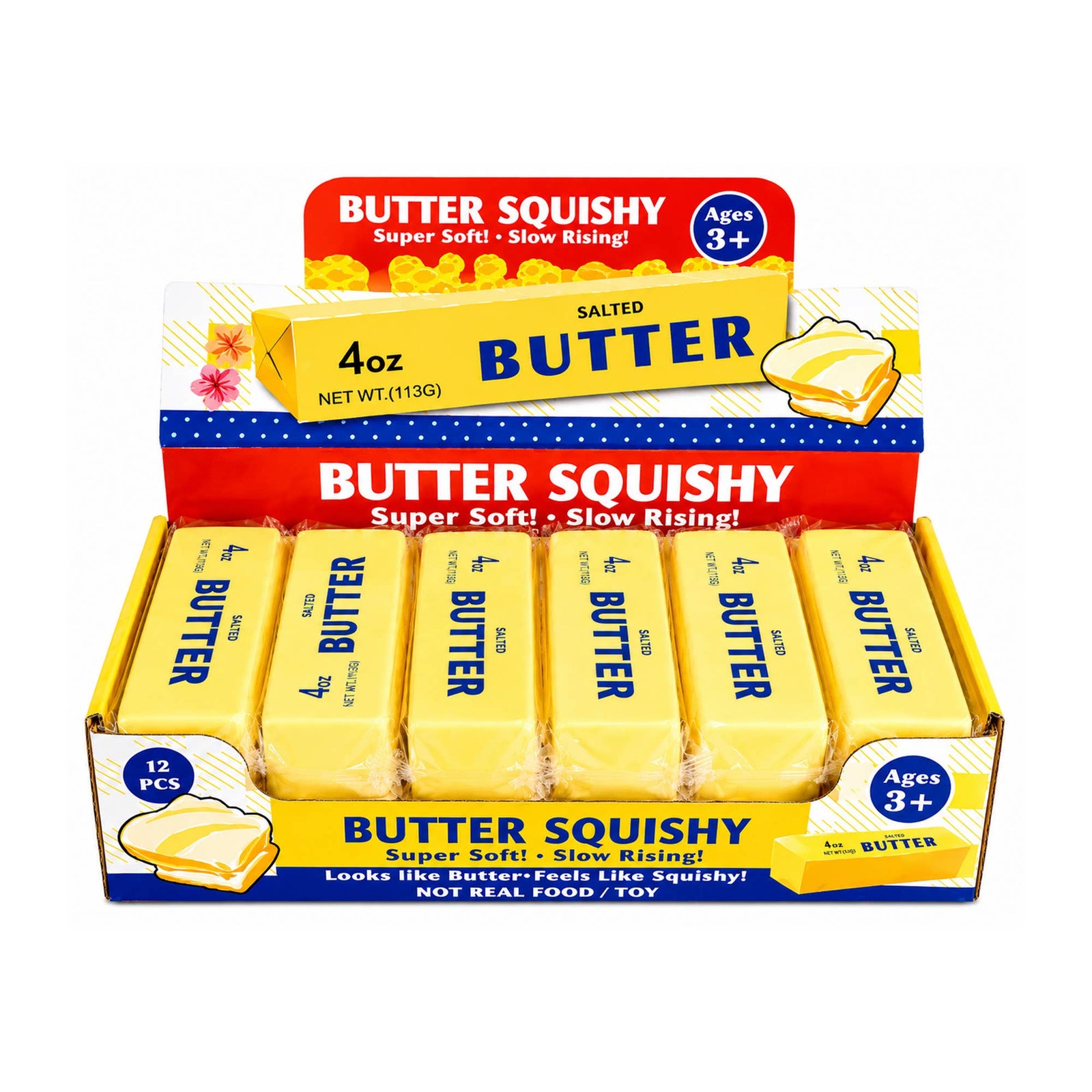 Big Butter Squishy – Jumbo Slow-Rise Squeeze Display
