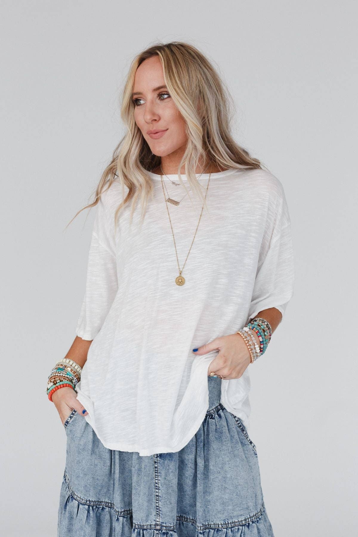 Your Favorite Slub Tee Shirt - Natural: