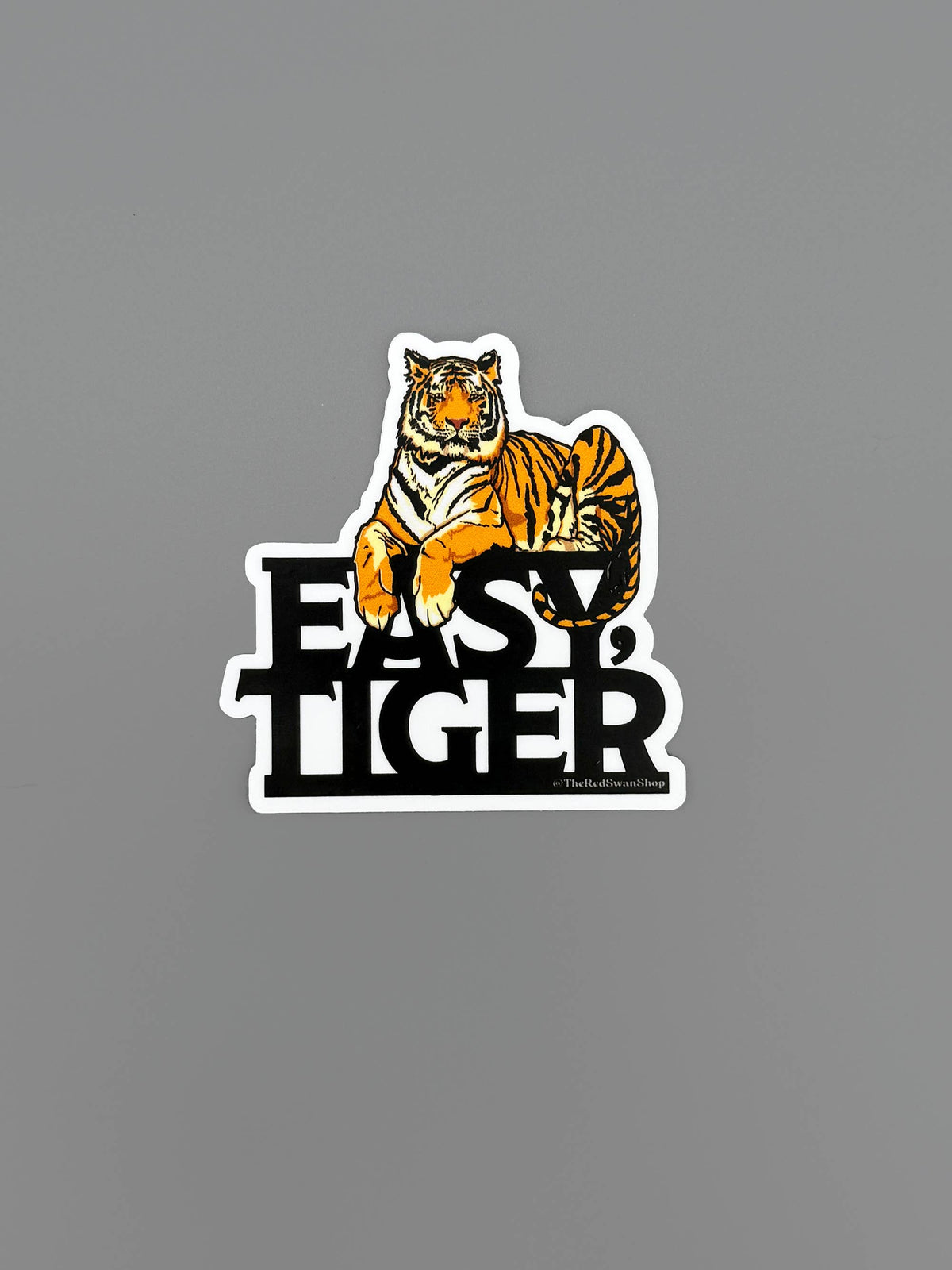 Easy Tiger Vinyl Decal Sticker