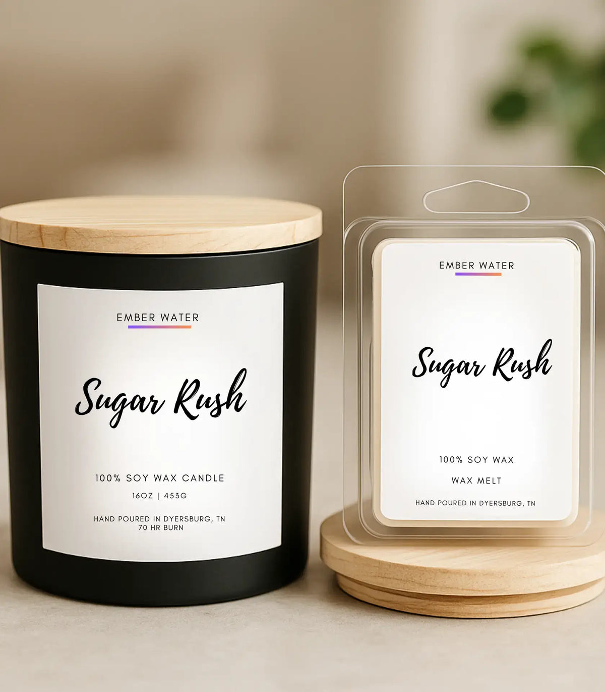 Sugar Rush 16 oz 100% Soy Candle
