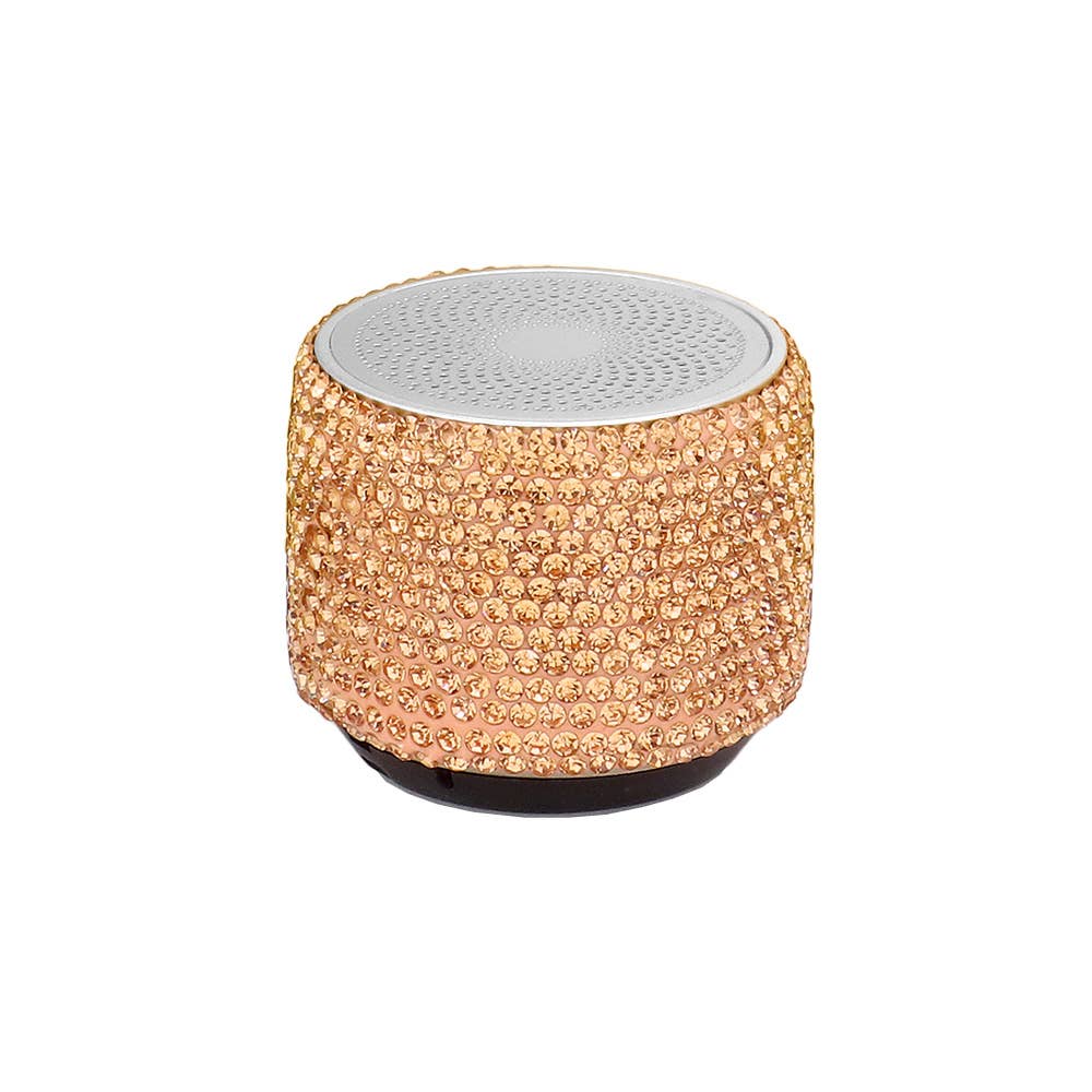 Mini Portable Bling Studded Wireless Speaker
: Ab