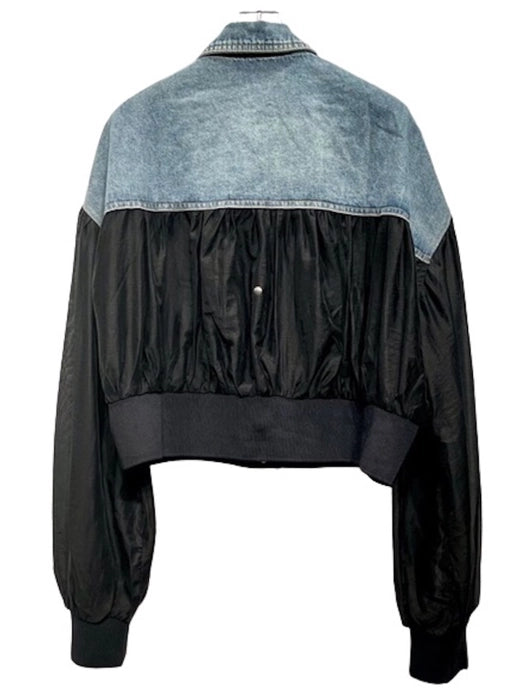 Denim-Woven Jacket