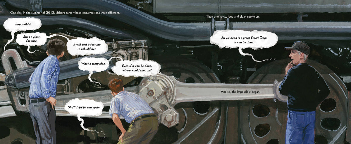 Big Boy 4014 and the Steam Team: Children's Picture Book