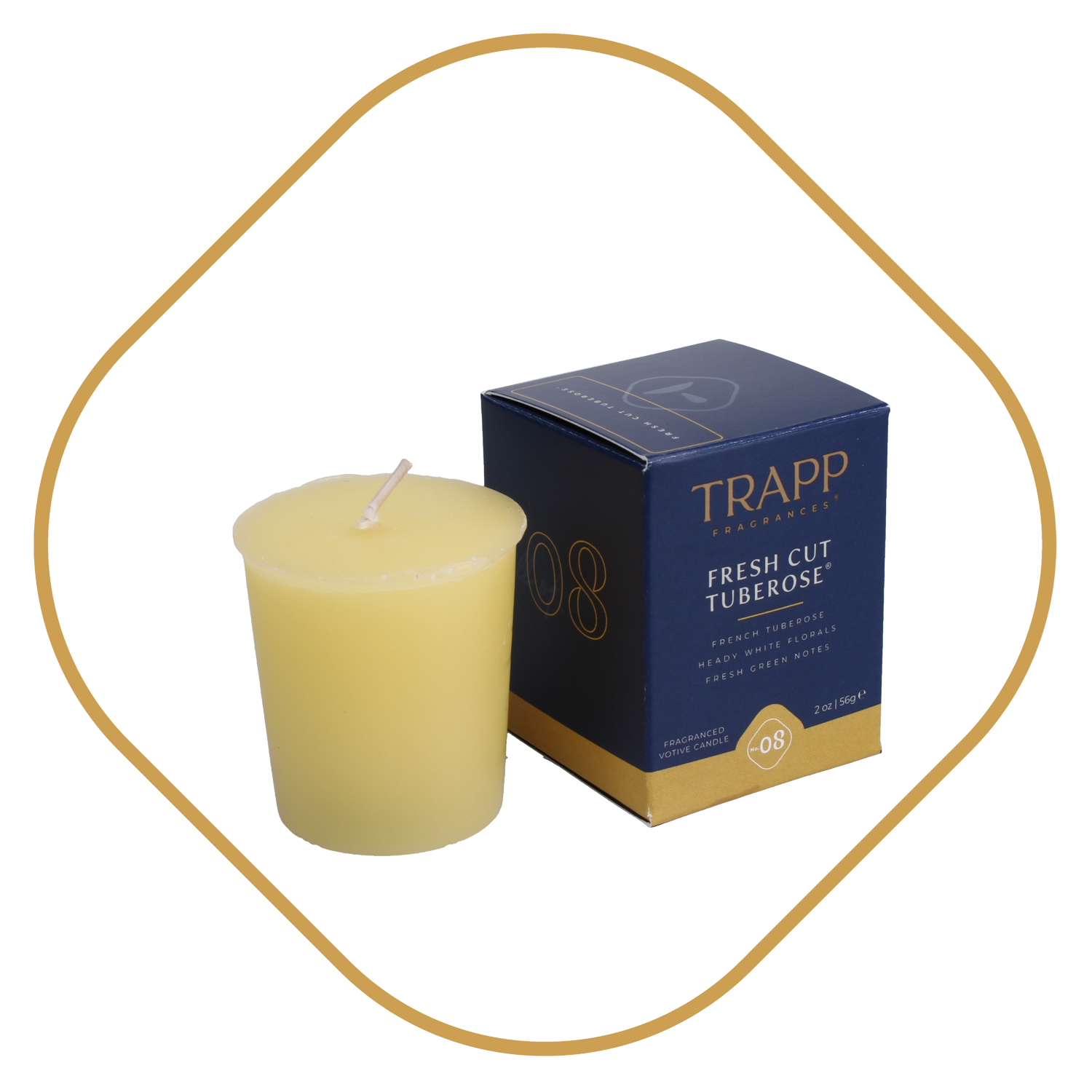 No. 08 Fresh Cut Tuberose®2 oz. Votive Candle