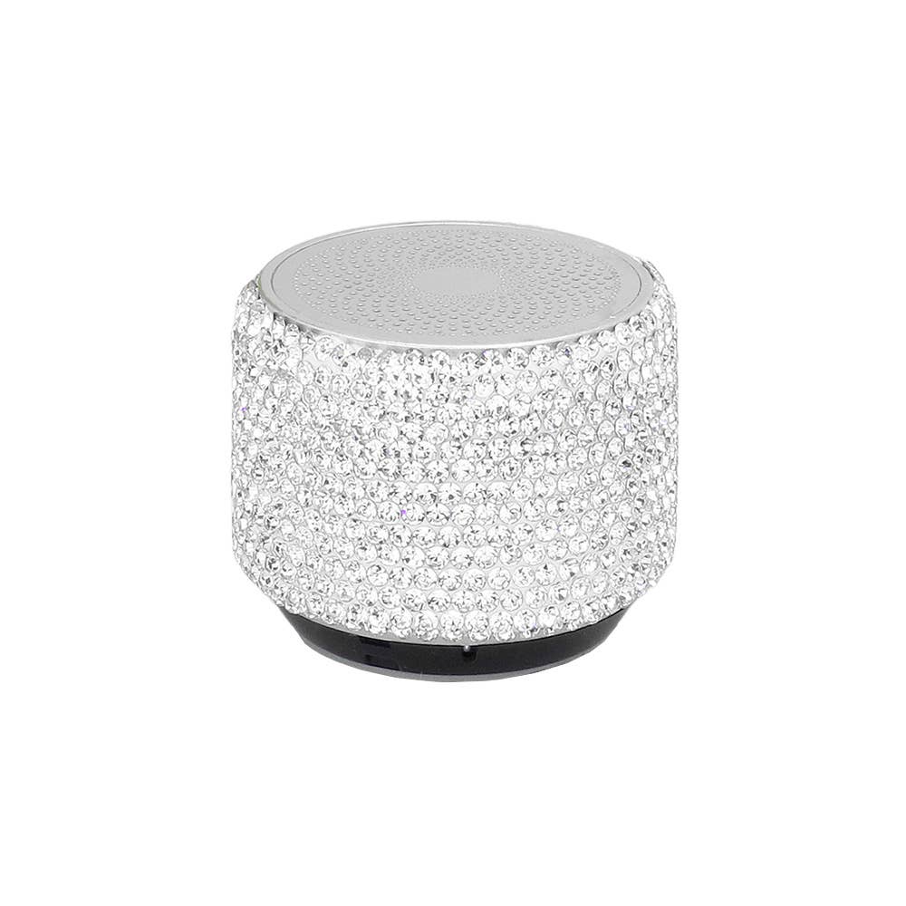 Mini Portable Bling Studded Wireless Speaker
: PEACH