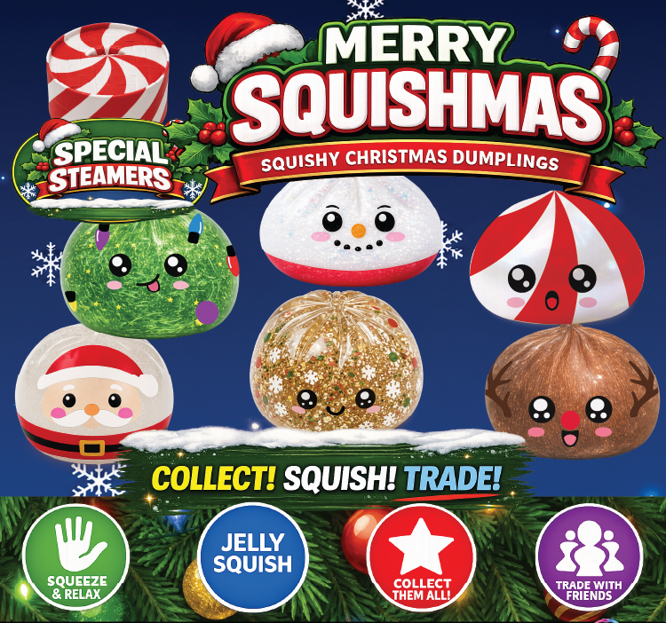 Christmas Dumpling Squishy Toy