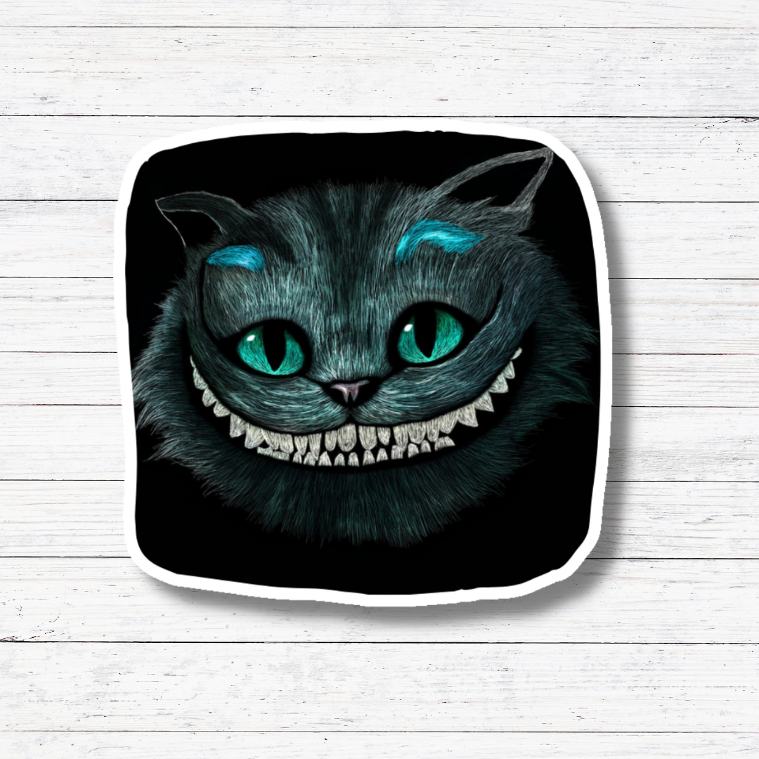Cheshire Cat-Alice In Wonderland Sticker Matte Vinyl