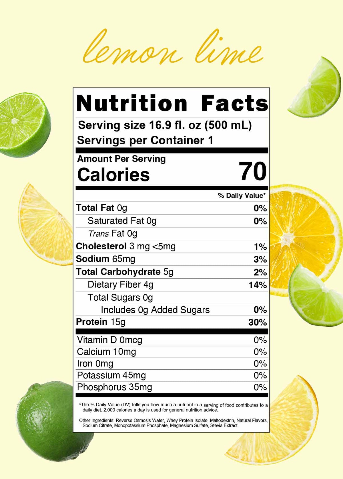 Lemon Lime Protein Water