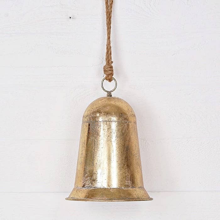 Metal Bell w.Loop-Brushed Gold