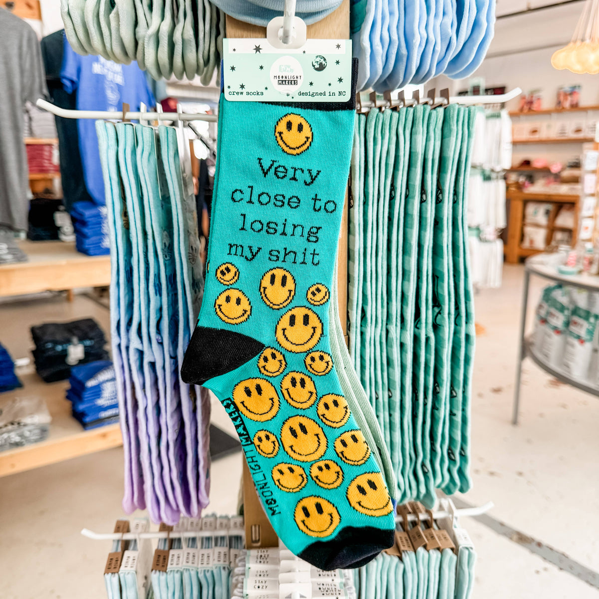 Very Close to Losing My Shit - Funny Unisex Socks - Gift