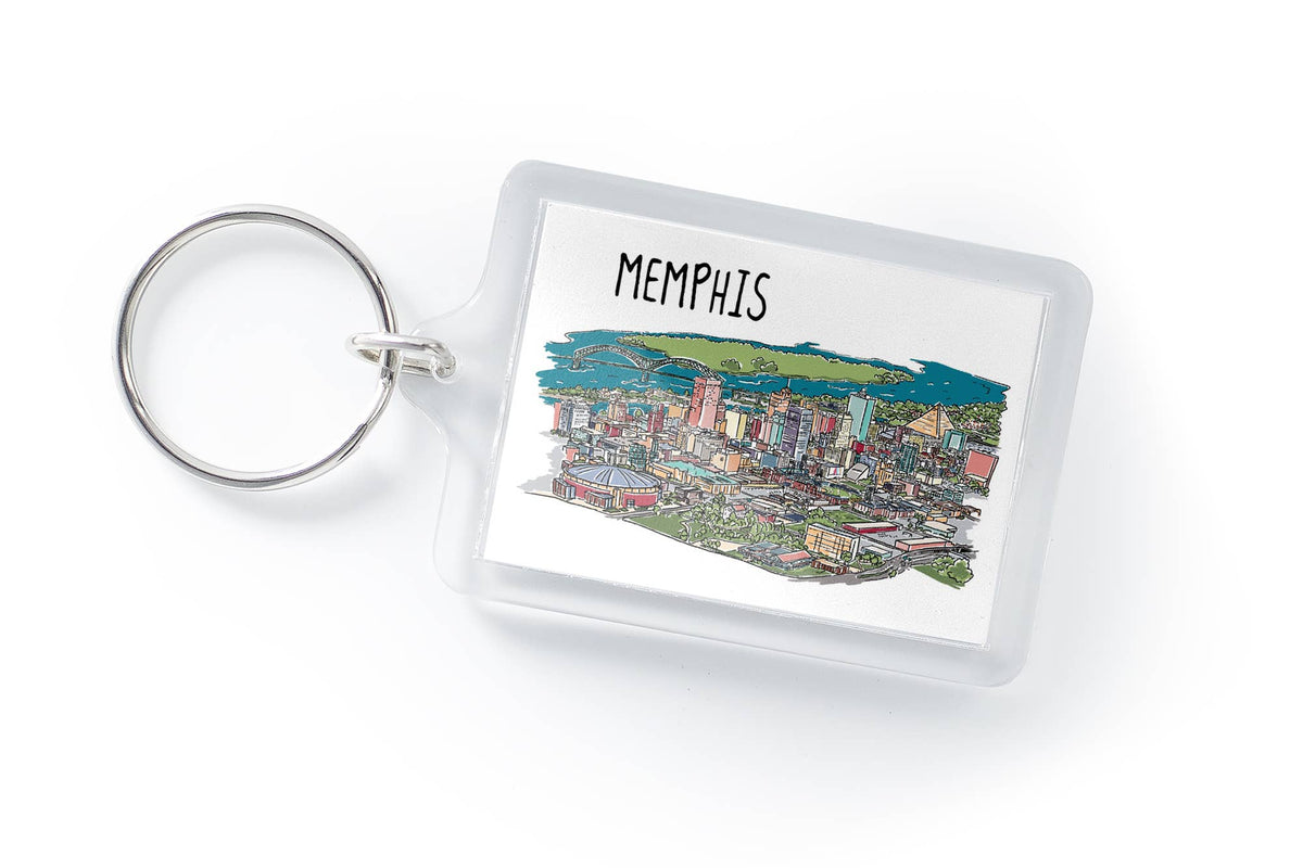 Memphis Keychain