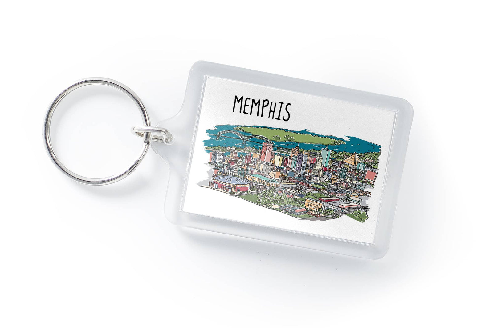 Memphis Keychain